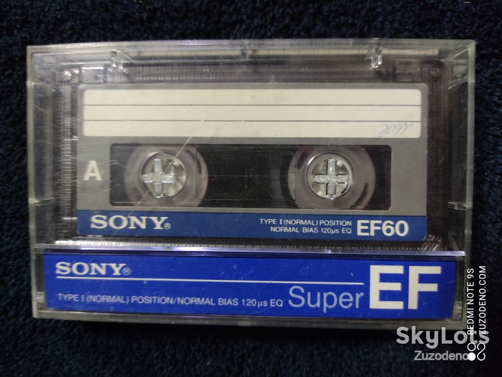 Б/У Аудио кассета SONY  EF60 - фото фото фото 0