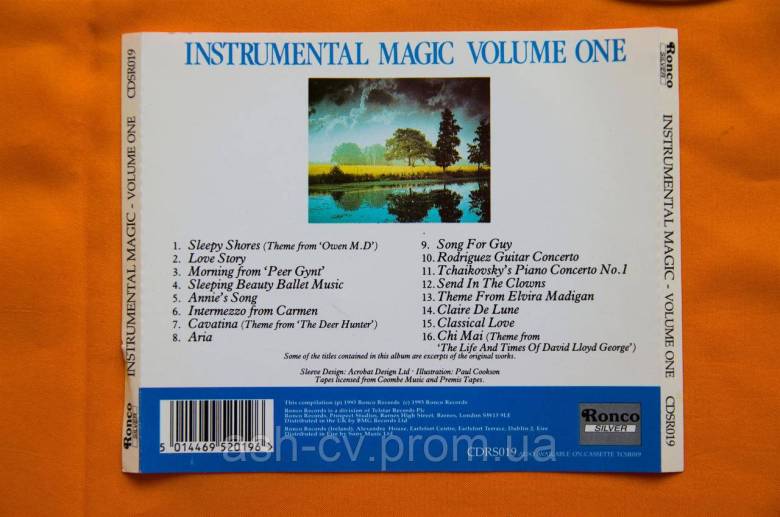 Музичний диск CD. INSTRUMENTAL MAGIC 1993 - фото фото фото 2