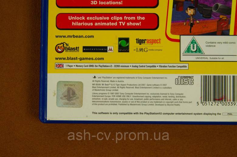 Диск Playstation 2 - Mr. Bean - фото фото фото 4