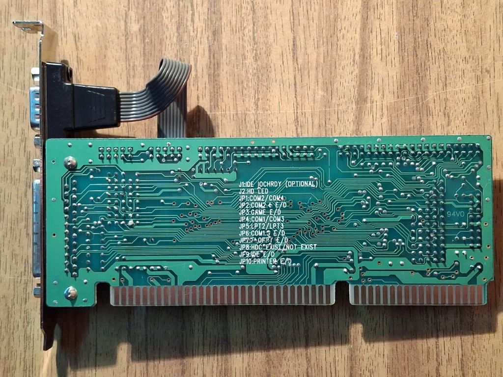 Мультикарта Multi-I/O Controller Card ISA плата для компьютера  (#12) - фото фото фото 3