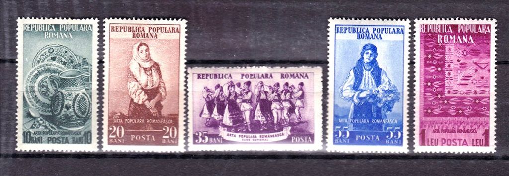 ZM Румыния 1953 г  MNH - - фото фото фото 0