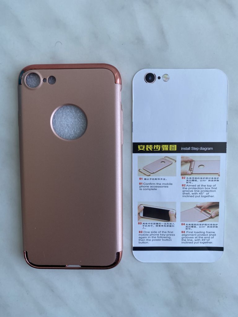 Чехол iPaky Original Matte для Apple iPhone 7 / 8 / SE 2020 Rose Gold - фото фото фото 0