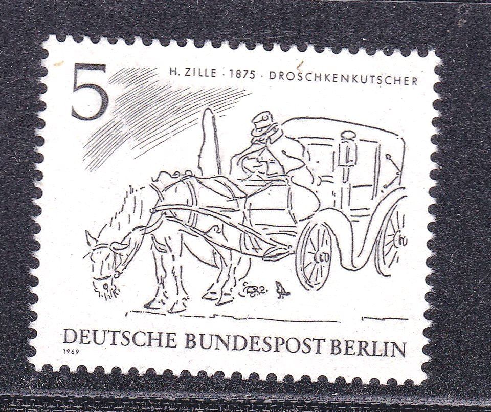 Германия - Берлин  1969 г MNH  искусство - фото фото фото 0