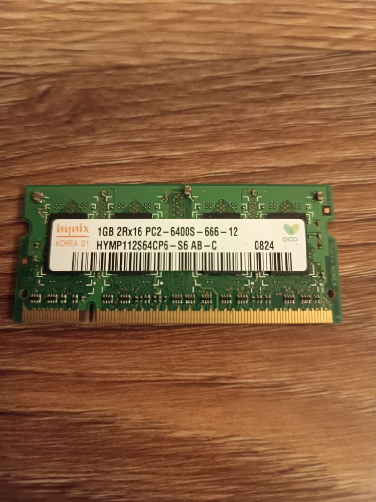 Оперативна память DDR2 Hynix 1 Gb 2R×16 PC2-6400S-66-12 - фото фото фото 1