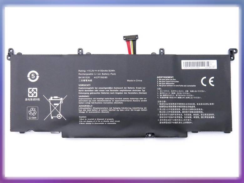 Батарея для ASUS B41N1526 FG502, FX60 (15.2V 4150mAh 62Wh) - фото фото фото 1