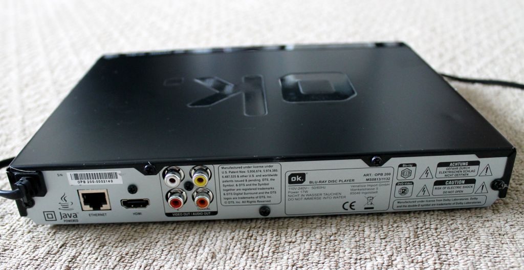 Плеер Blu-ray Disc Player OK Opb 200 - фото фото фото 5