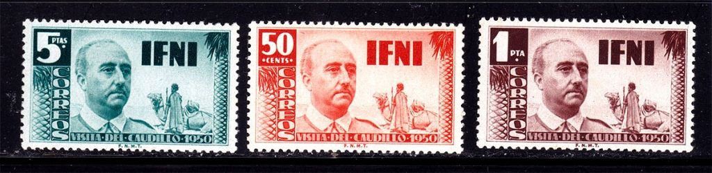 Испания  Ифни 1950 г  MNH - личности - Франко - фото фото фото 0