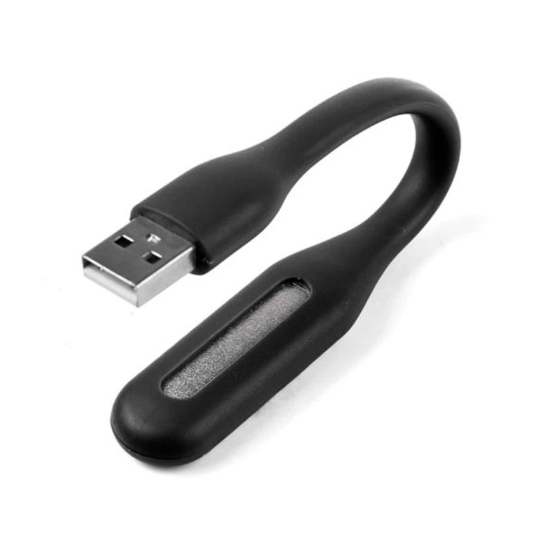 Гибкий мини LED светильник USB черный - фото фото фото 5