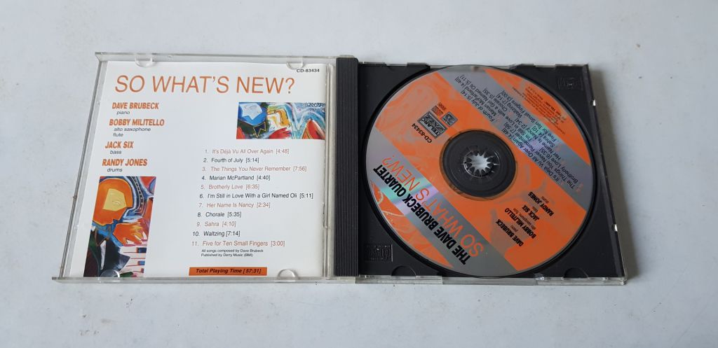 The Dave Brubeck Quartet So What's New? CD фірмовий - фото фото фото 2
