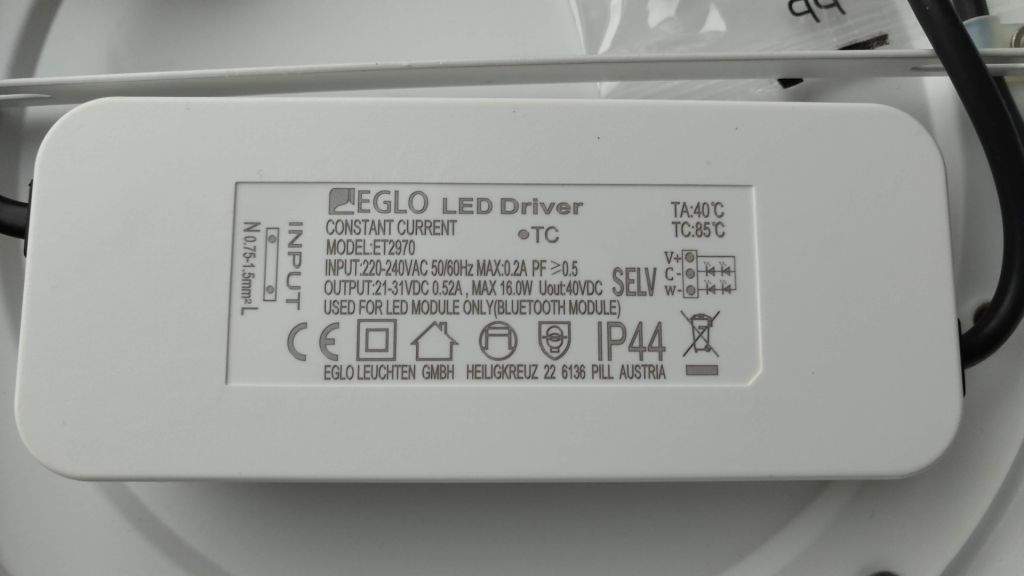 Розумний стельовий LED світильник Eglo 33575 Argolis-C IP44  (Bluetooth/Smart) - фото фото фото 5