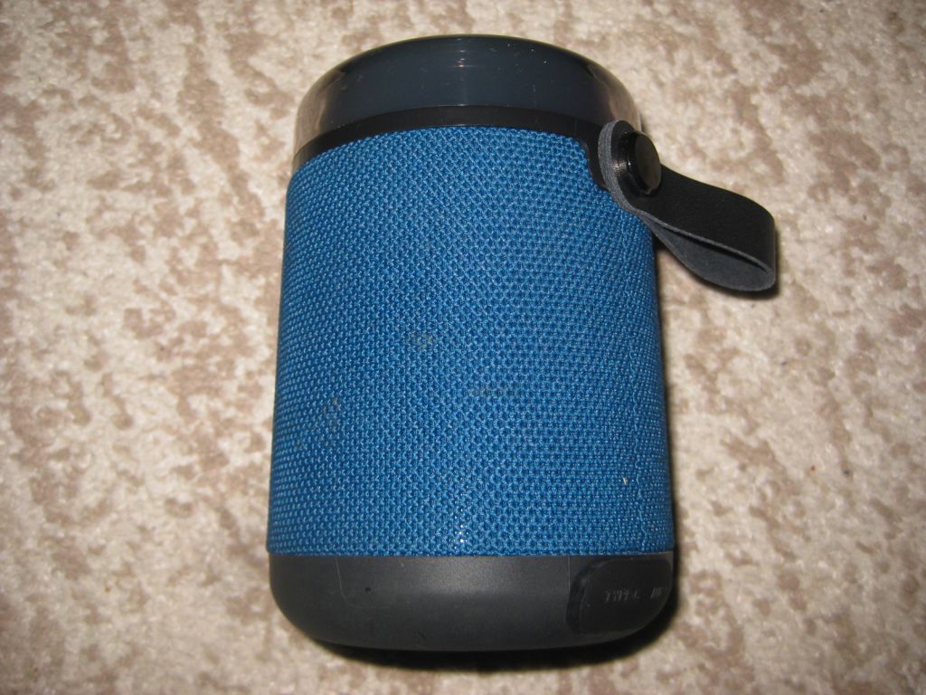Bluetooth колонка синя з підсвіткою - фото фото фото 1