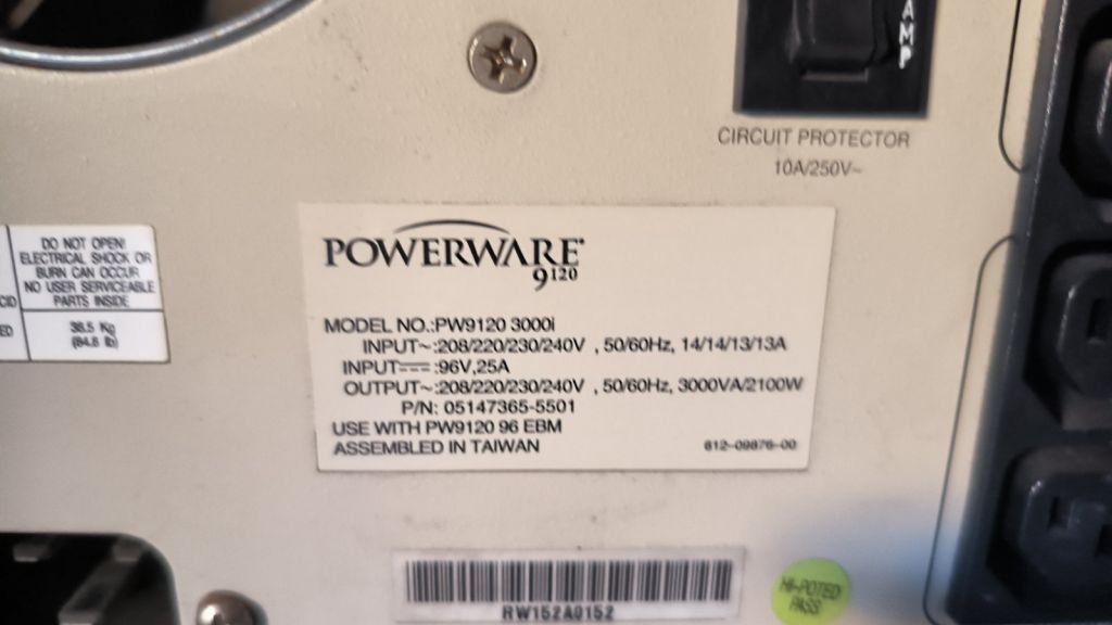 Бесперебійник ДБЖ POWERWARE 9120   (PW9120 3000i) - фото фото фото 4