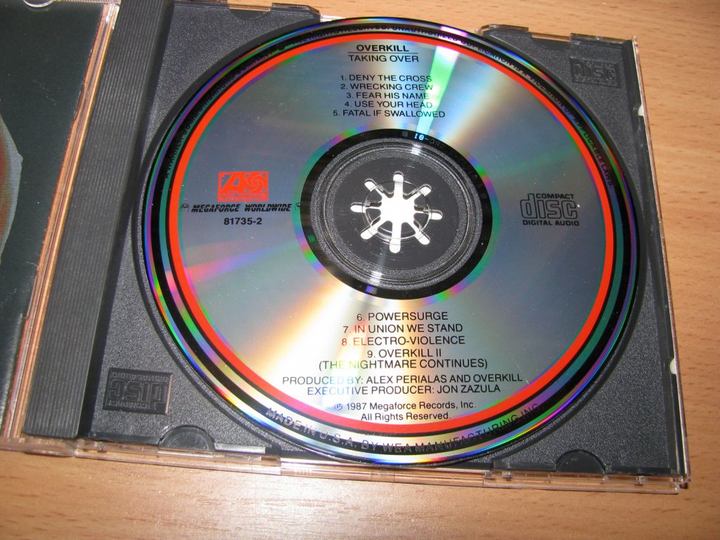 OVERKILL - Taking Over    (1987 Megaforce USA 1st press) - фото фото фото 2