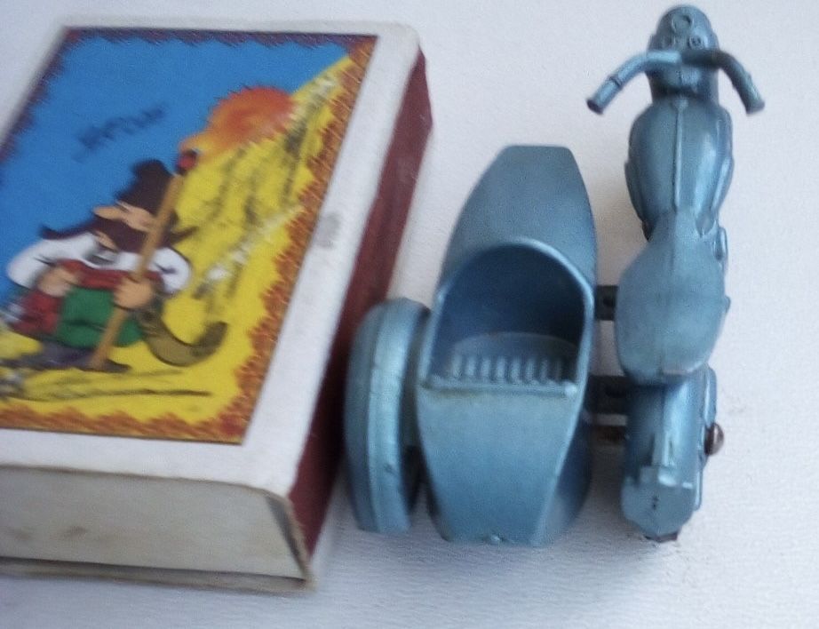 Matchbox Lesney Triumph T110 Motorcycle and sidecar No4 1:43 - фото фото фото 3