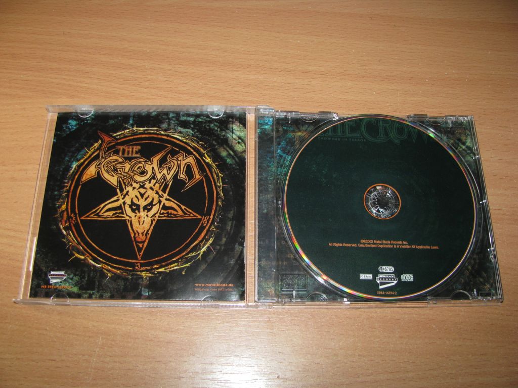 THE CROWN - Crowned In Terror  (2002 Metal Blade ,1st press) - фото фото фото 1