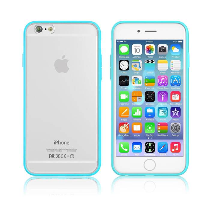 Чехол Devia для iPhone 6/6S Hybrid Turk Blue - фото фото фото 0
