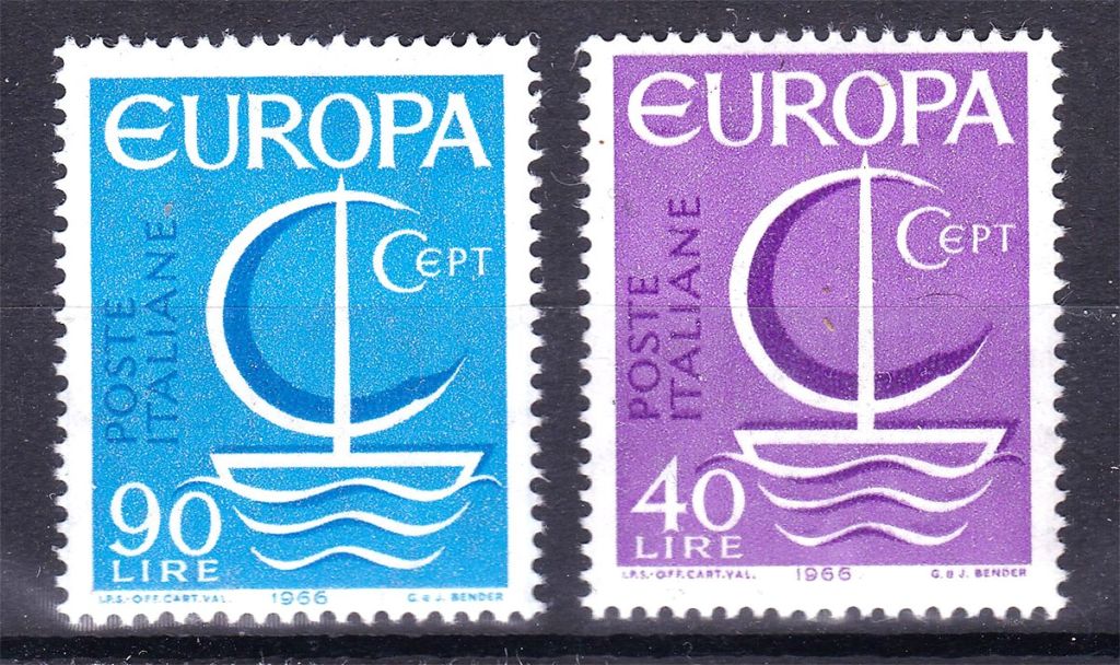 Италия  1966 г  MNH -  ЕВПРПА СЕПТ / EUROPA  CEPT - - фото фото фото 0