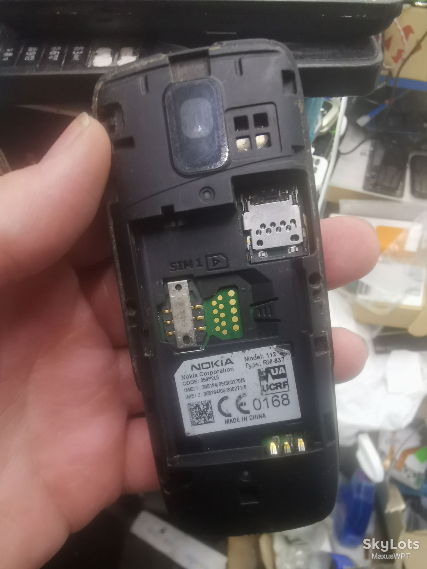#704 Sklad Nokia 112  black - фото фото фото 1