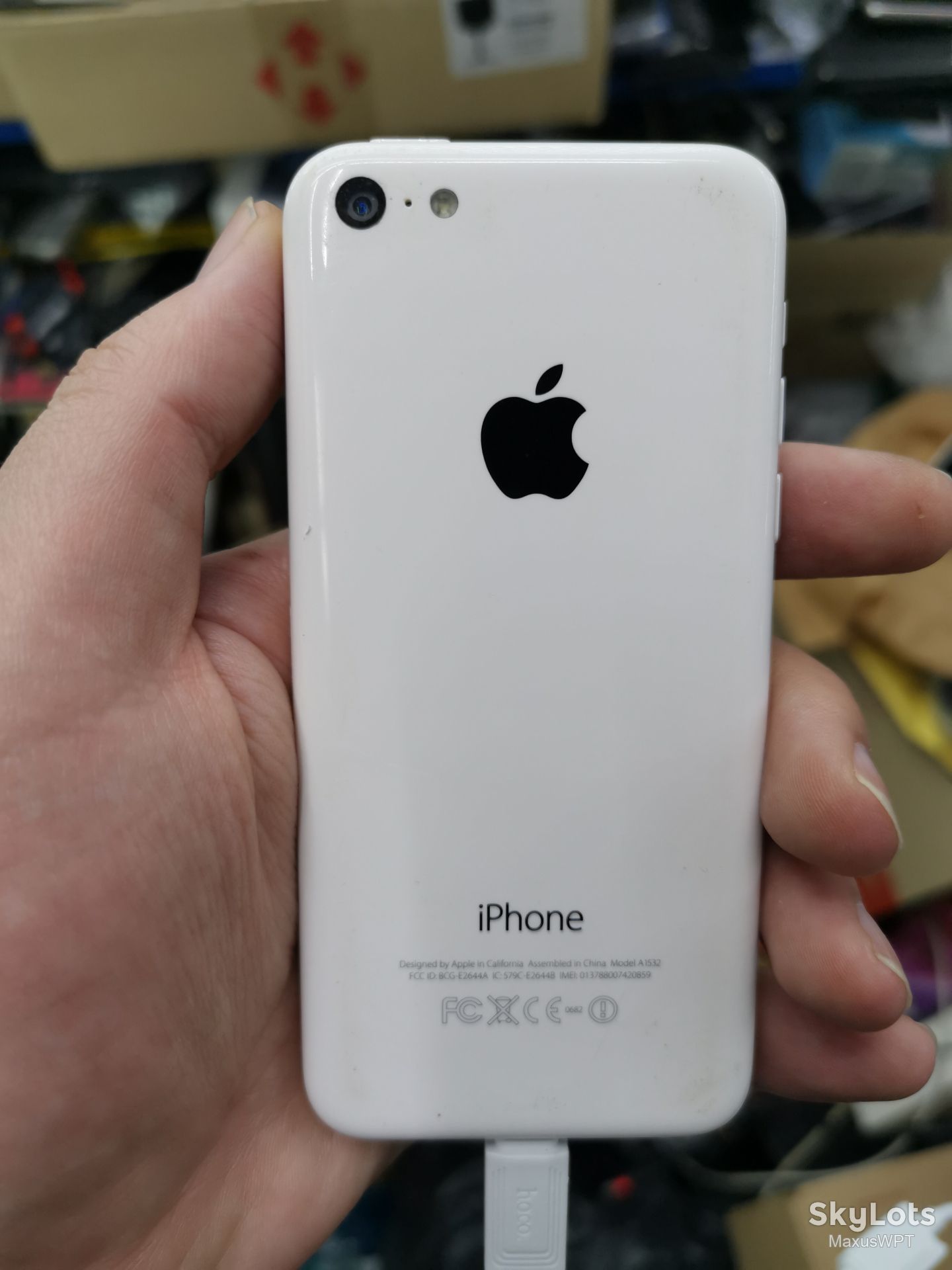 #1723 Sklad iphone 5c white lcd x - фото фото фото 1