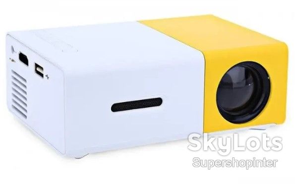Мультимедийный портативный проектор UKC YG-300 с динамиком White/Yellow - фото фото фото 4