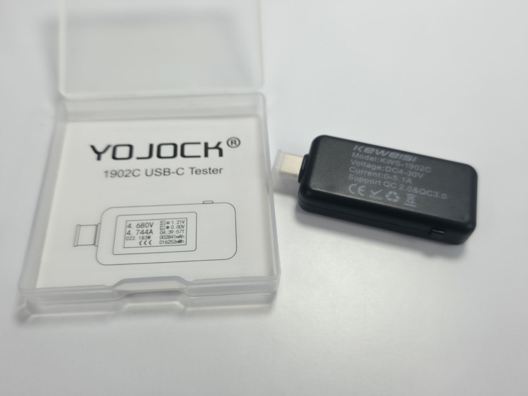 Набір USB-пристроїв YOJOCK 1902C USB-C Tester + USB Hub, 2 шт. - фото фото фото 3