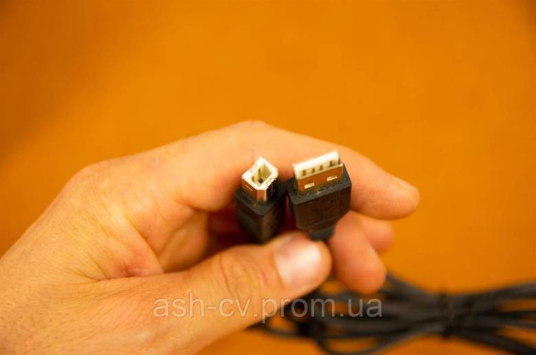 Кабель USB AB (для принтера сканера тощо 2 метри) - фото фото фото 2