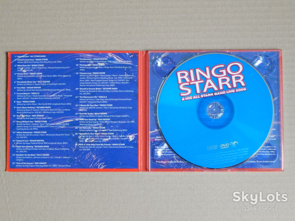 Ringo Starr &amp; His All Starr Band Live 2006 (DVD, Unofficial Release, Digipak) - фото фото фото 3