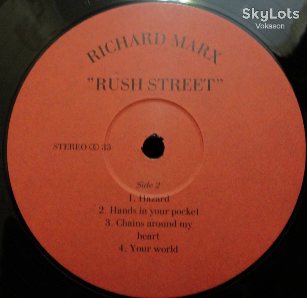 Richard Marx - Rush Street  NM/Mint - фото фото фото 2