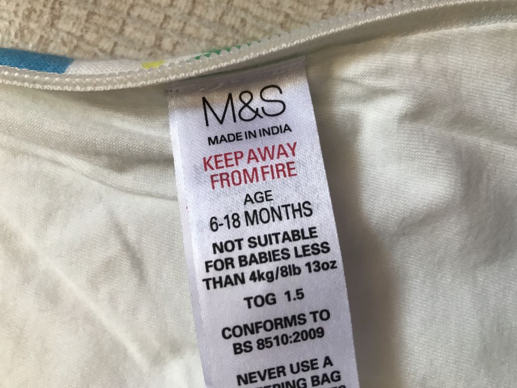 Спальный теплый мешок, спальник, кокон, британского бренда Marks &amp; Spencer. 6-18 мес - фото фото фото 4