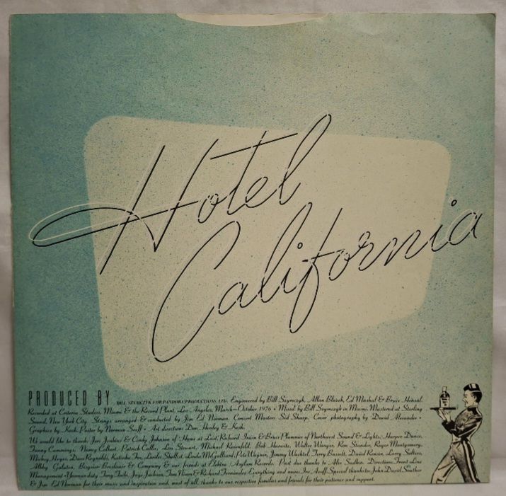 Eagles - Hotel California - 1976.  (LP). 12. Vinyl. Пластинка. Poster. Germany. - фото фото фото 3