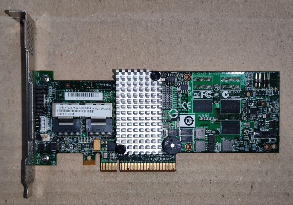 IBM 46M0918 SERVERAID M5014 SAS SATA 256MB контролер - фото фото фото 0