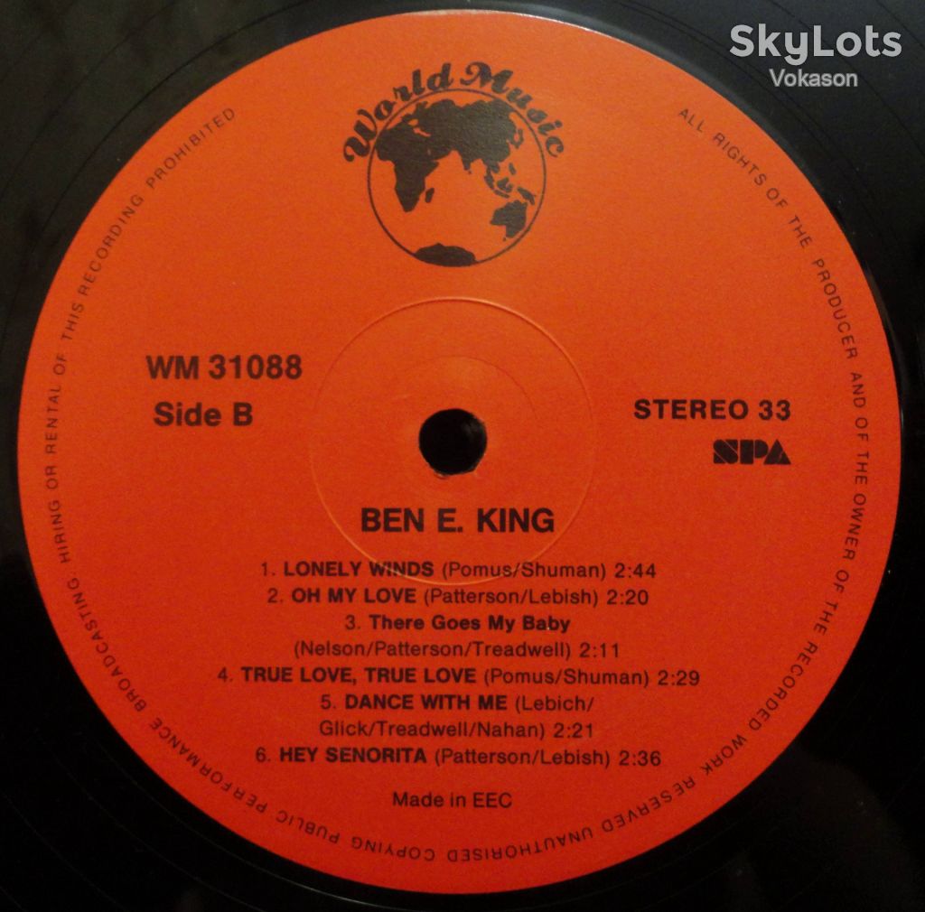 Ben E. King + The Drifters - Stand By Me  NM/EX+ - фото фото фото 2