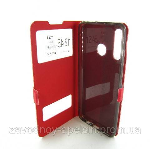 Чехол книжка Huawei P30 lite (MAR-LX1M) Smart Case (красный) - фото фото фото 1
