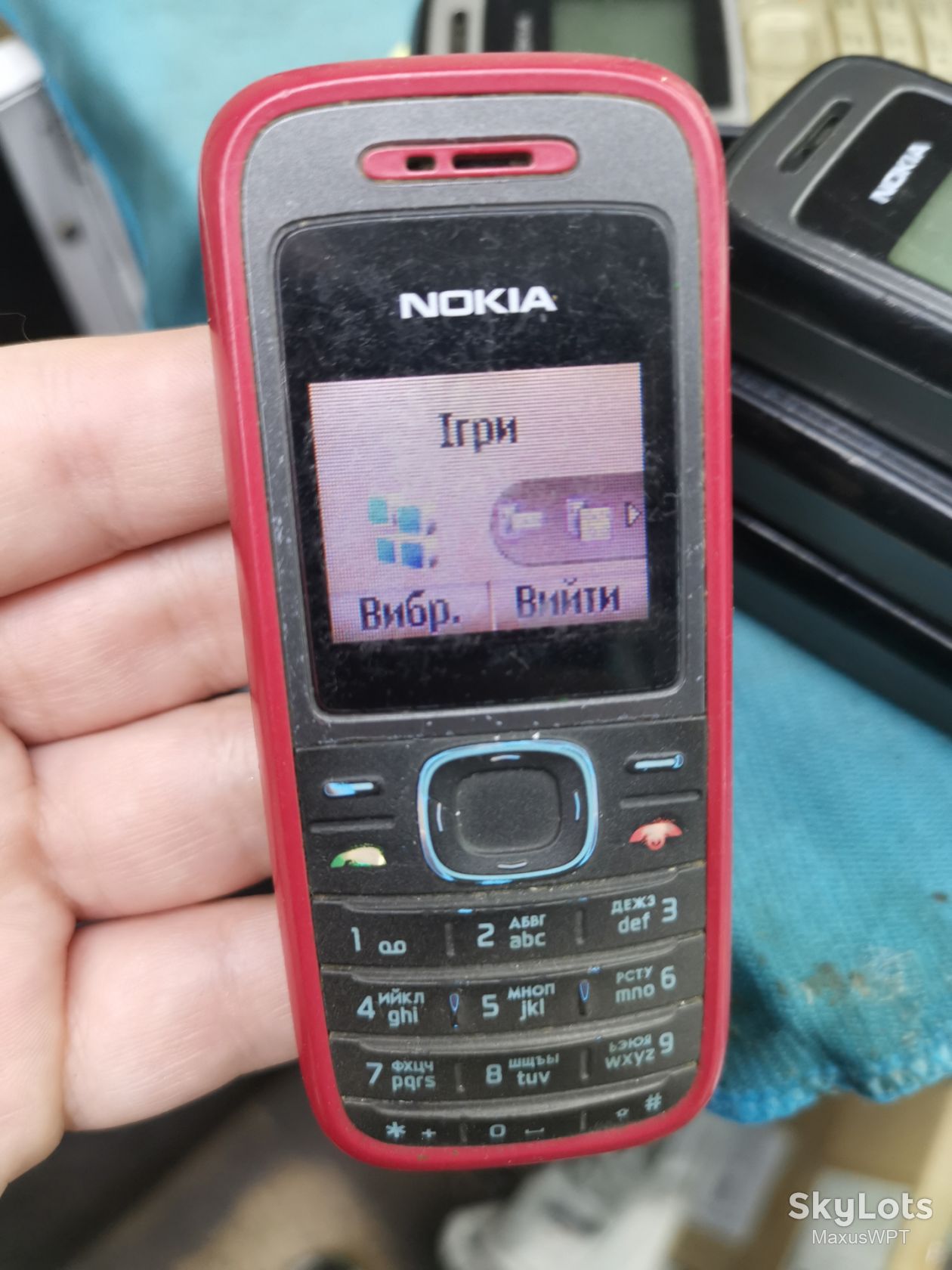 #shop Nokia 1208 red - фото фото фото 0