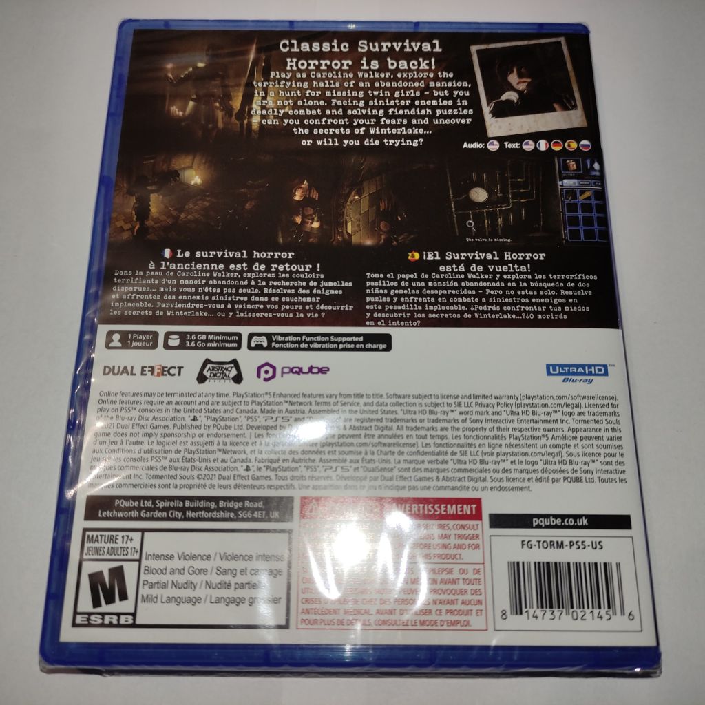 Tormented Souls PS5 Playstation 5 нова   (Північна Америка) російський текст - фото фото фото 1