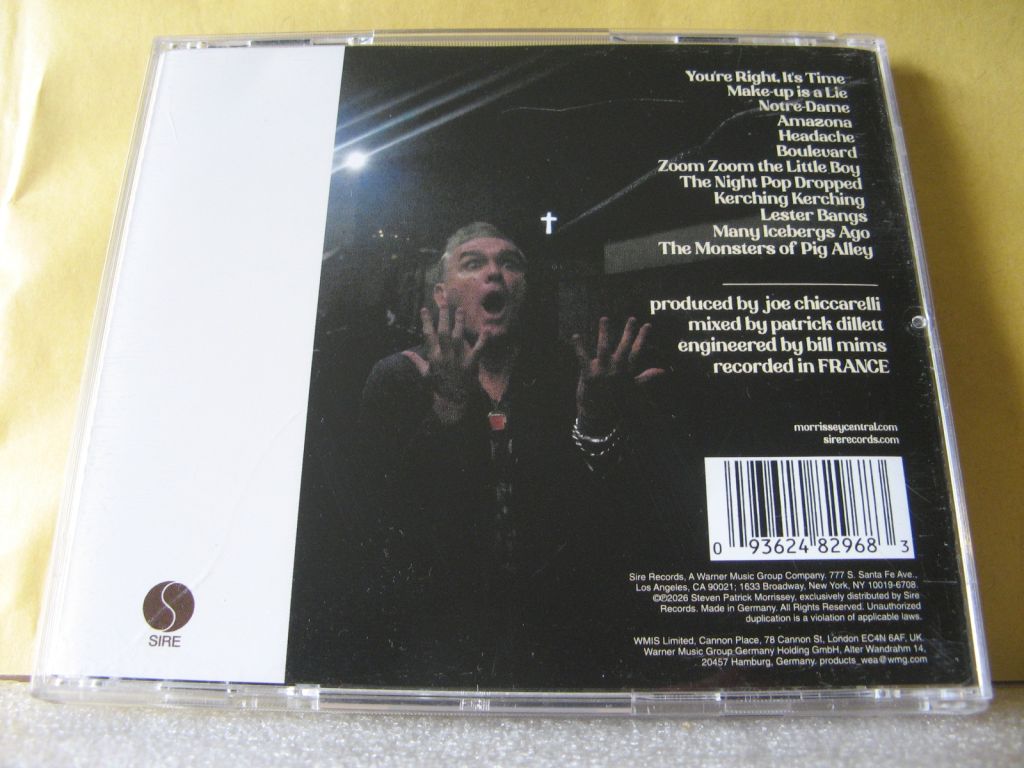 CD Morrissey "Make-Up Is A Lie". В КОЛЕКЦІЮ !!! - фото фото фото 1