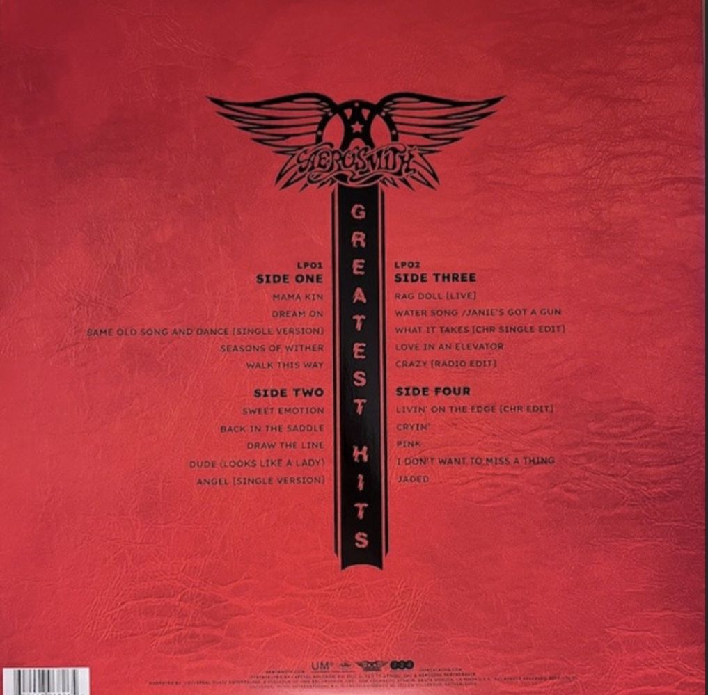 Aerosmith - Greatest Hits - 1973-2012.   (2LP). 12. Vinyl. Пластинки. Europe. S/S. - фото фото фото 1