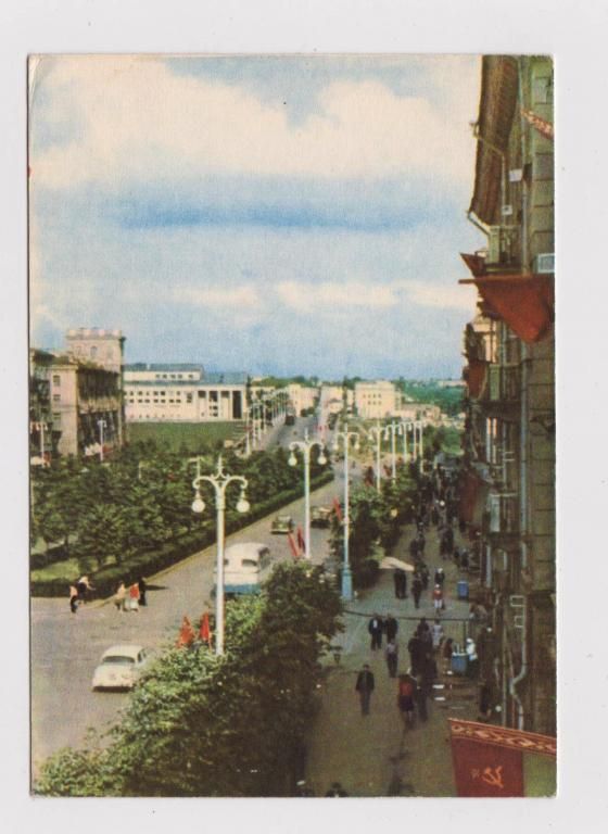 ВИТЕБСК - УЛИЦА КИРОВА   1966 г.  чистая  - фото фото фото 0
