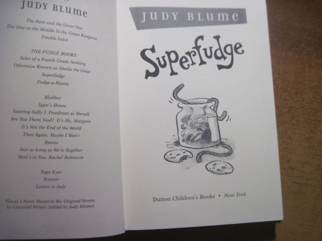 Judy Blume. Superfudge. Dutton`s Children`s Book - фото фото фото 1