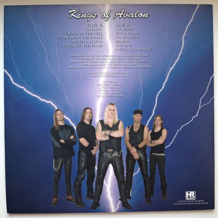 Cryonic - Kings Of Avalon - 2010.  (LP). 12. Vinyl. Пластинка. Germany. Rare. - фото фото фото 1