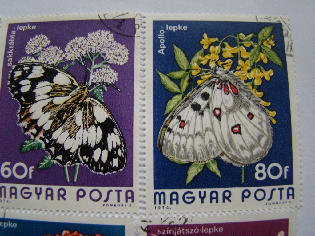 Венгрия, Михель 2009  (Центр.Европа),2994А-3000А, Бабочки. - фото фото фото 2
