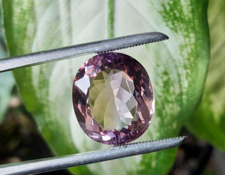 Аметрин  17.11 ct   18.4x16x9.4 mm. - фото фото фото 4