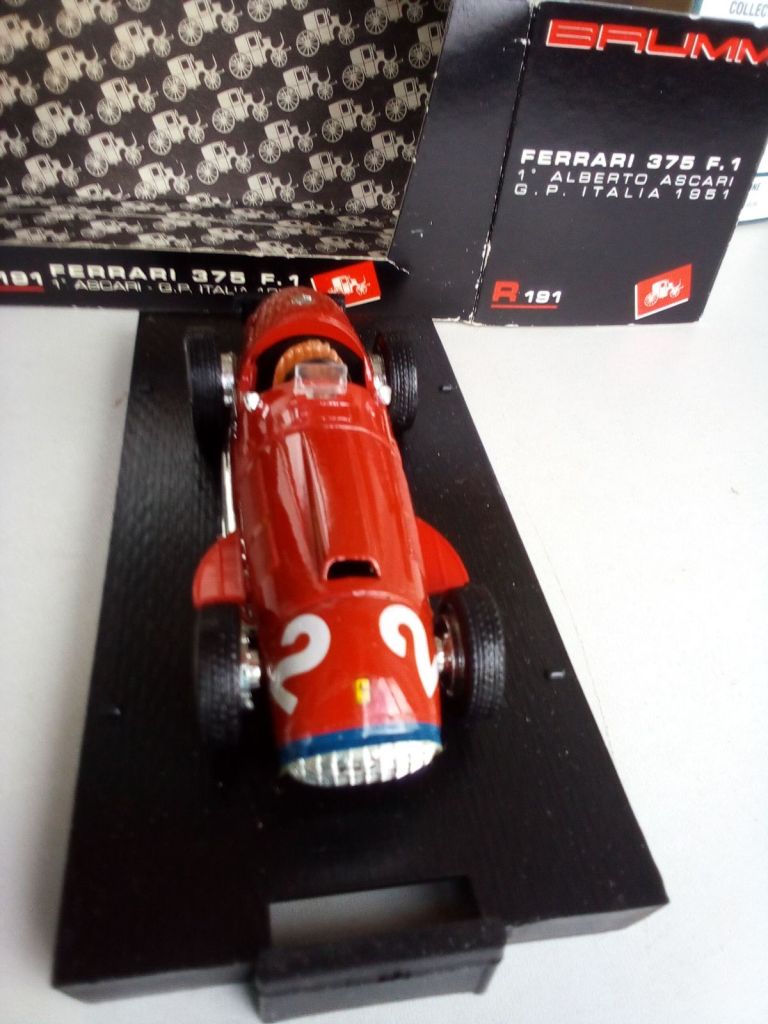 Brumm FERRARI 375 GRAND PRIX ITALIA FORMULE 1 1951 ALBERTO ASCARI 1/43 - фото фото фото 8