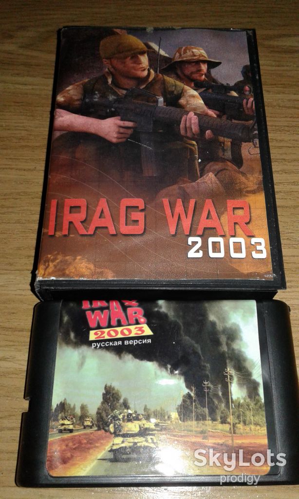 картридж на Sega Mega Drive 2 Irag War - фото фото фото 0