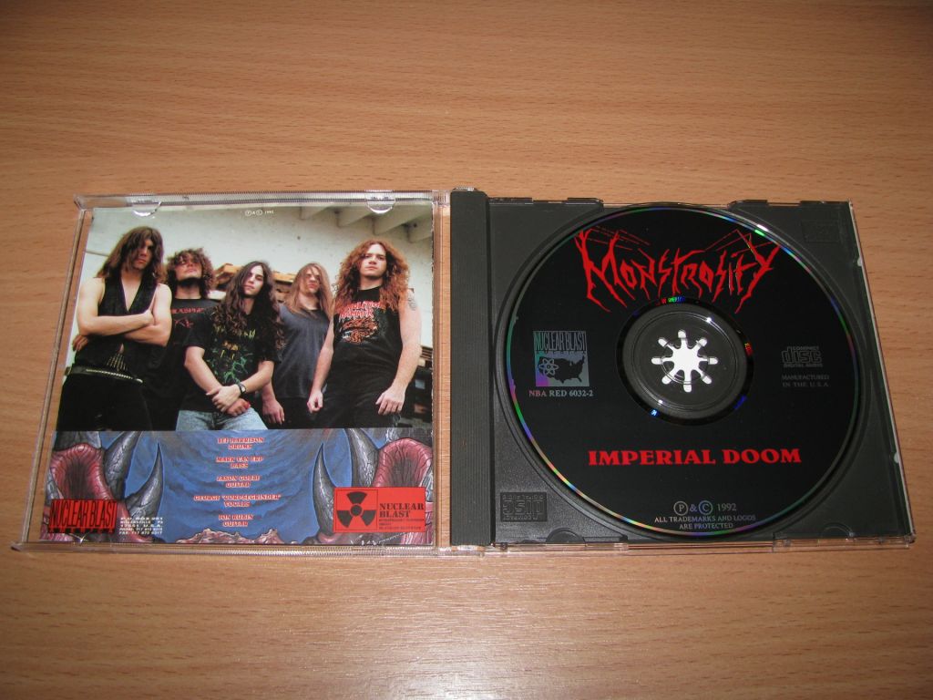 MONSTROSITY - Imperial Doom      (1992 Nuclear Blast 1st press,USA) - фото фото фото 1