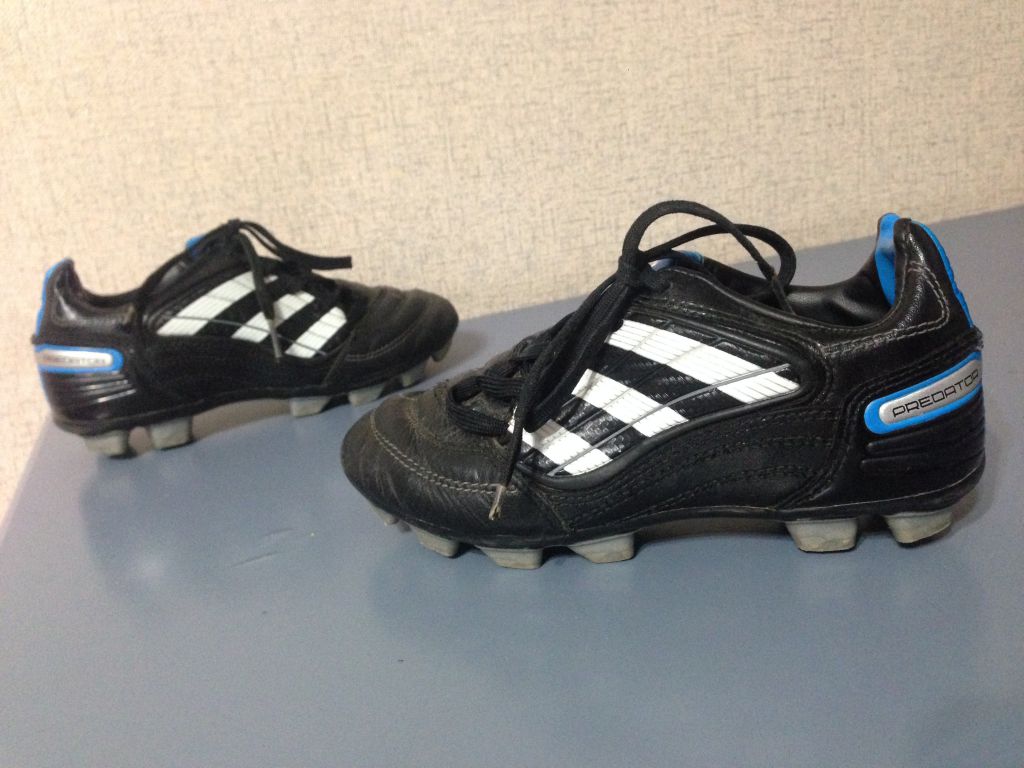 Бутсы Аdidas,р.29-30,стелька 19,8см,нат.кожа,оригинал - фото фото фото 0