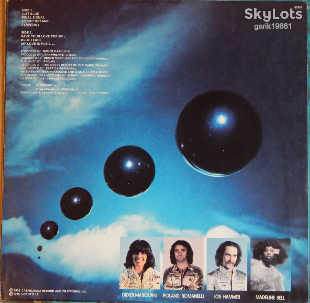 Space – Just Blue  (CBS – CBS 83521, Holland, Blue Vinyl) inner sleeve VG+/EX+ - фото фото фото 2