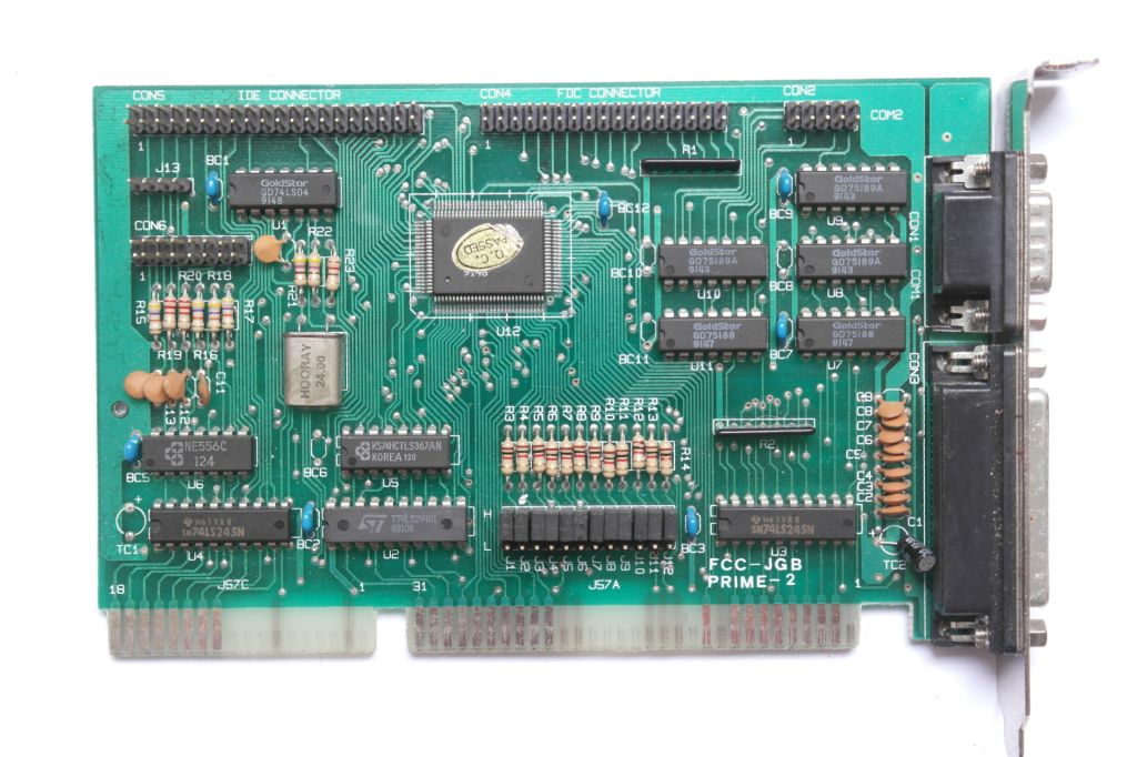 Мультикарта контроллер Goldstar Multi-I/O card ISA 16bit - фото фото фото 0