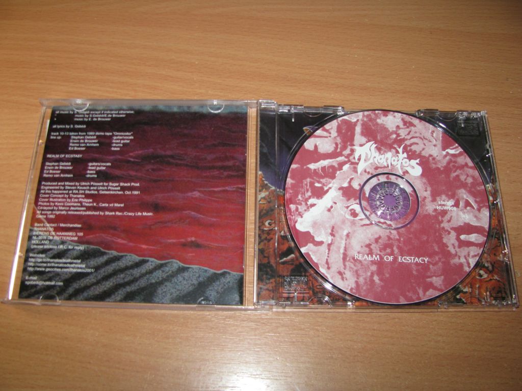 THANATOS - Realm Of Ecstacy  (2001 Hammerheart) - фото фото фото 1