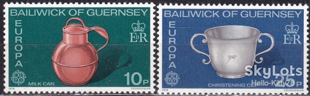 Гернси 1976 Европа CEPT Mi 133-134 MNH - фото фото фото 0